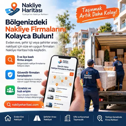 🚚 Bölgenizdeki nakliye firmalarını kolayca bulun!